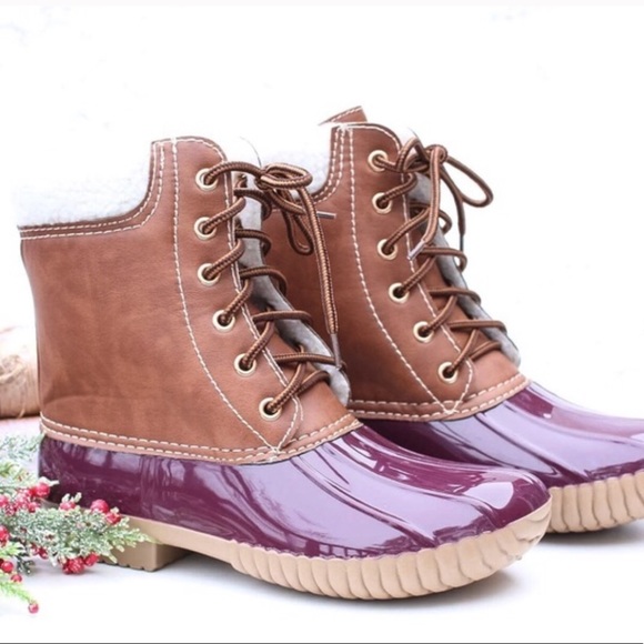 Wine Duck Snow Boots - Picture 4 of 4